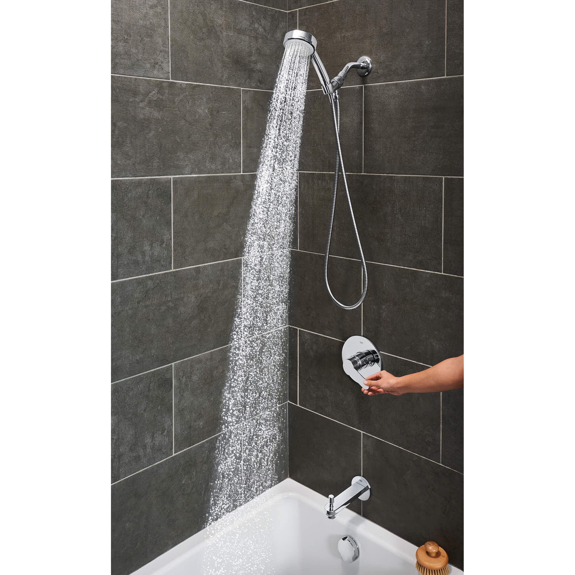 bathtub faucet to shower